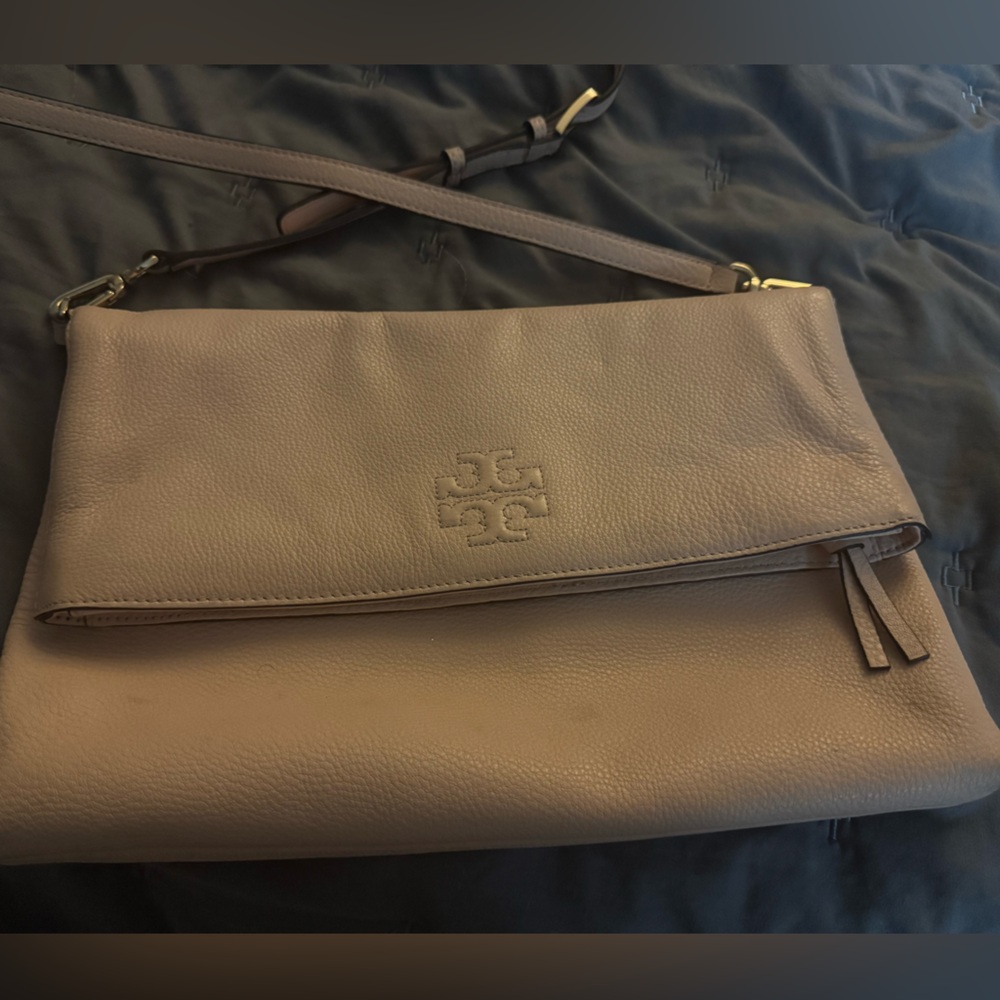 Tory Burch Pink Leather Shoulder Bag